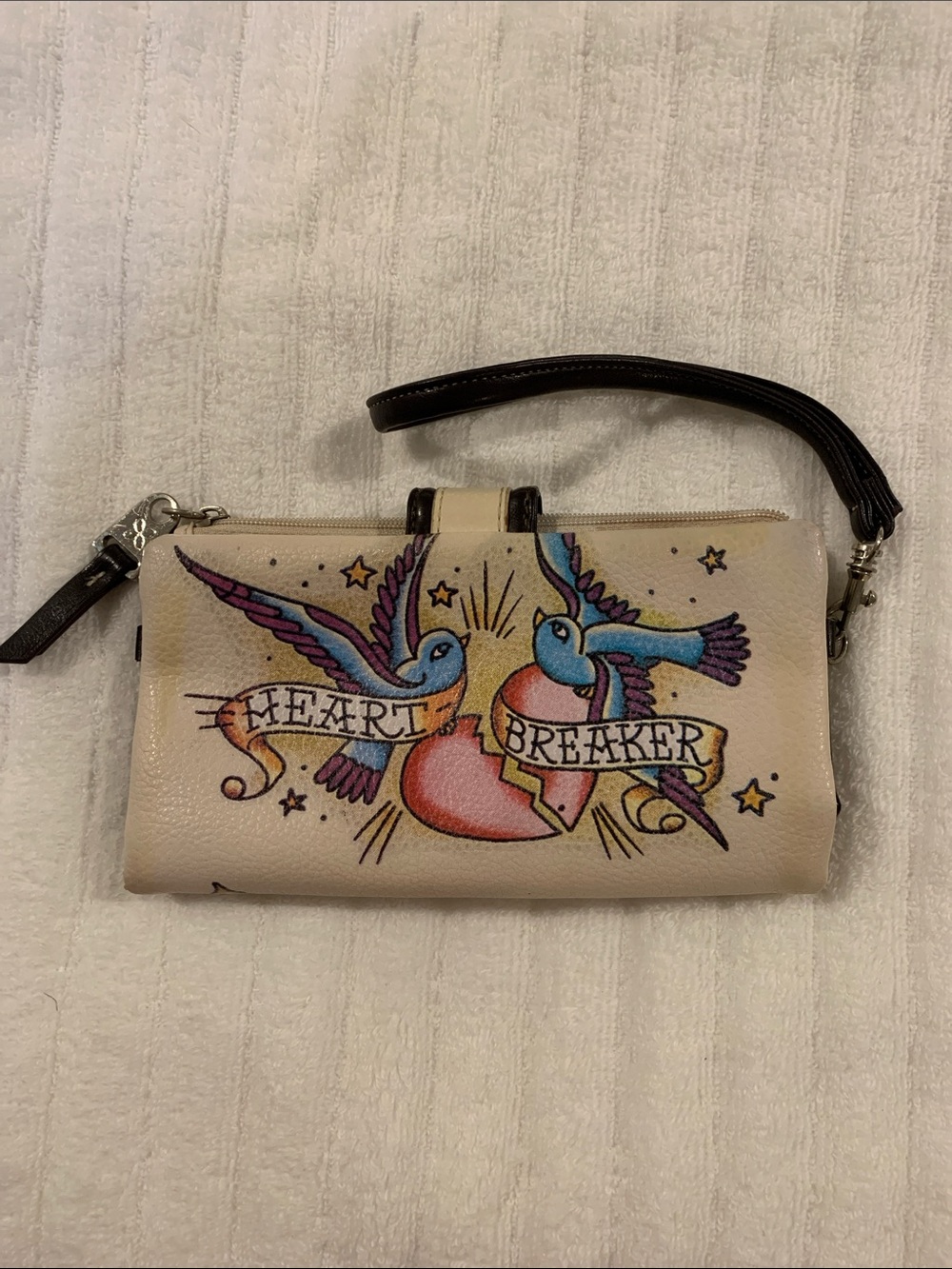 Relic Cream Multi Floral Tattoo Wristlet with Stud Accent - Picture 2 of 7